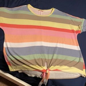Multi-colored striped top from Pink Lily!